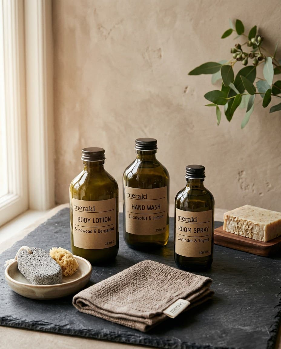Organic Skincare Kit lifestyle view